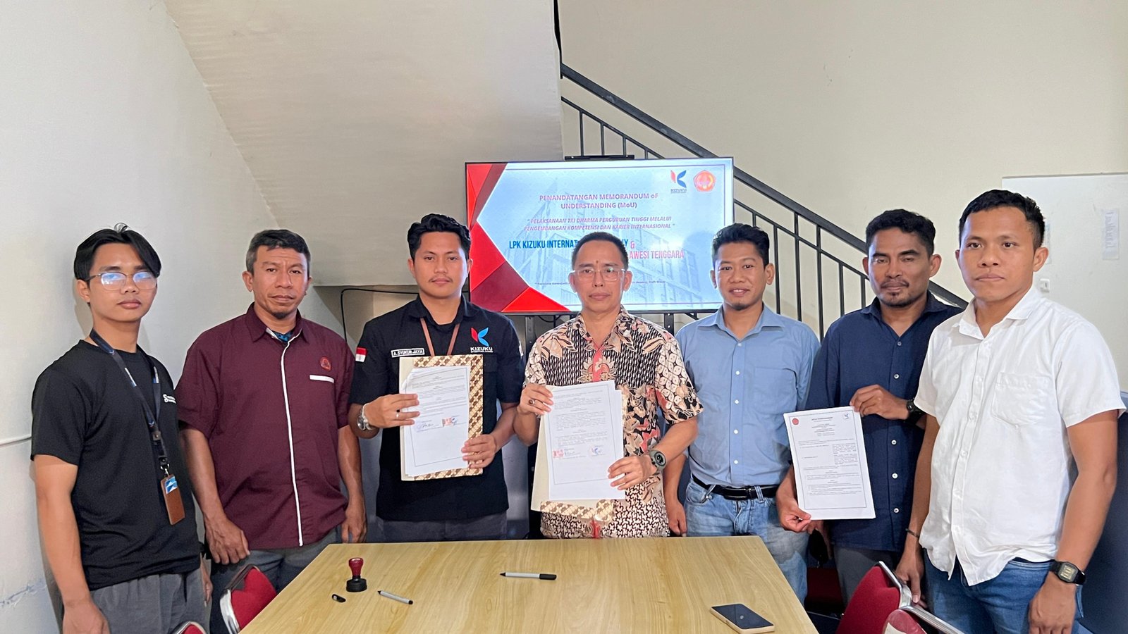Universitas Sulawesi Tenggara dan Kizuku International Academy Melakukan Kerja Sama Program Site Engineer Jepang