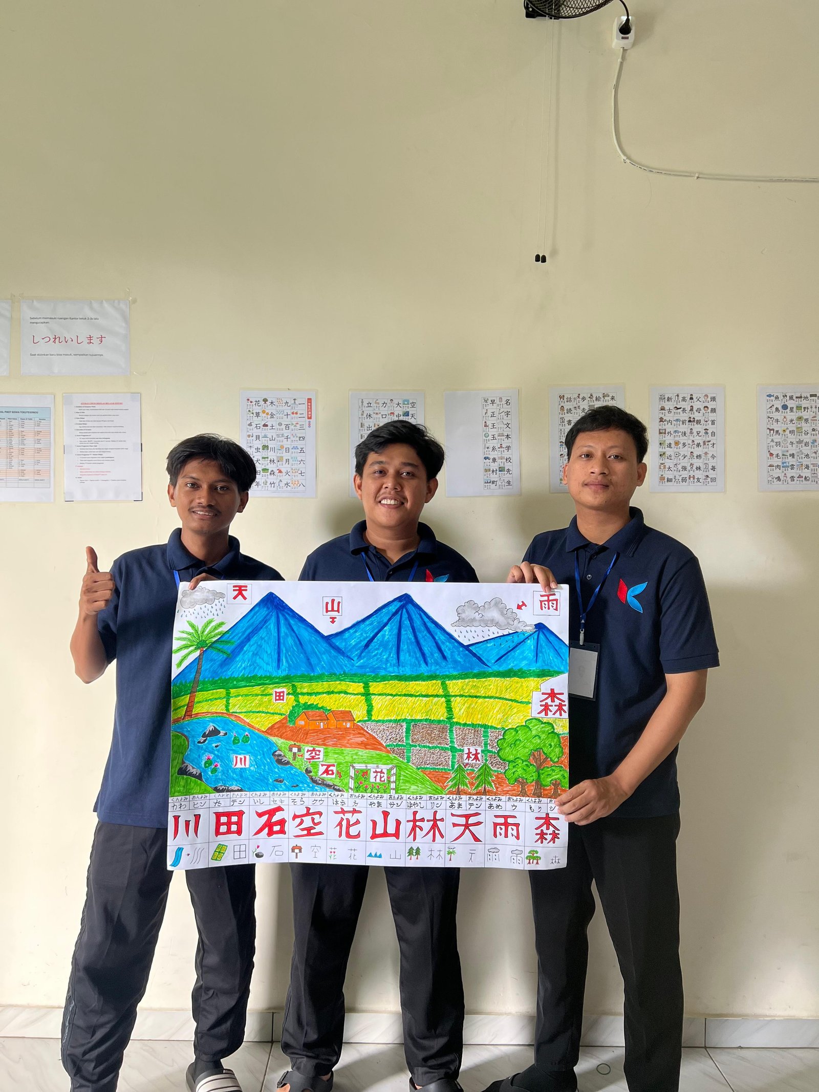 Sesi Praktek Penulisan Kanji - Program Tokutei Ginou Batch 1