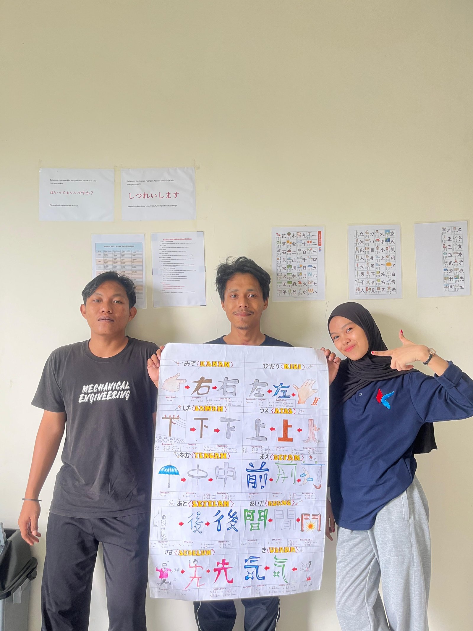 Sesi Praktek Penulisan Kanji - Program Tokutei Ginou Batch 1