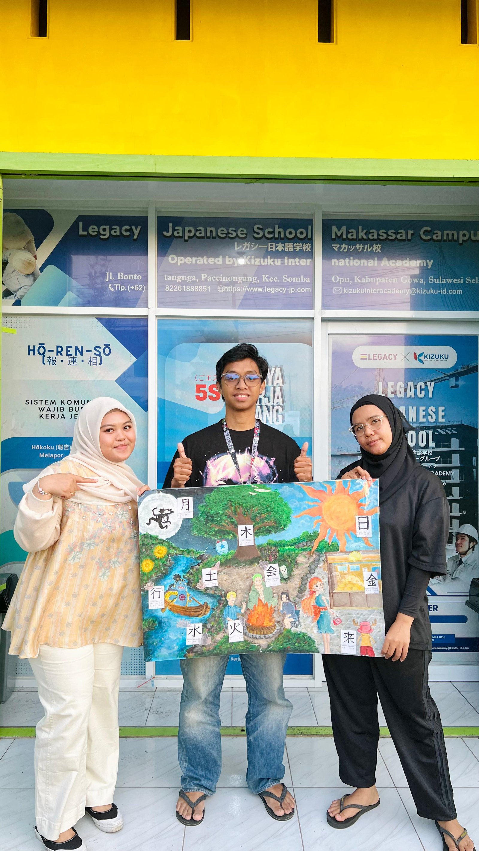 Sesi Praktek Penulisan Kanji Kelompok 1 - Program Engineering Batch 1